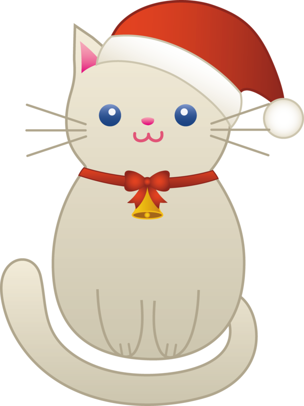 Free Kitten Cat Christmas Christmas Ornament Clipart Clipart Transparent Background