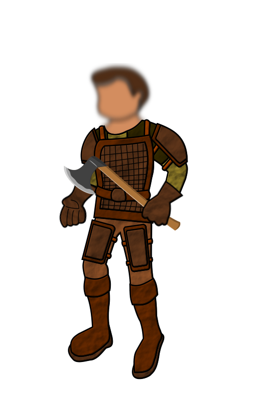 Free Hunting Armour Weapon Figurine Clipart Clipart Transparent Background