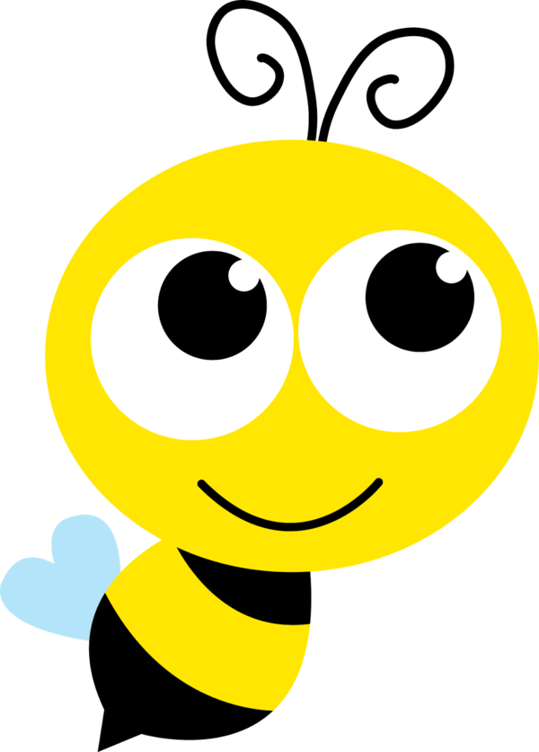 Free Bee Nose Smiley Smile Clipart Clipart Transparent Background