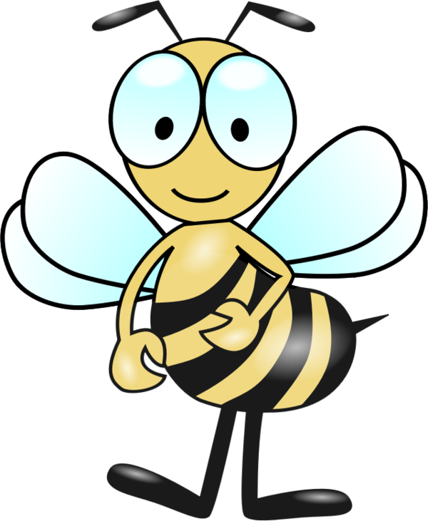 Free Bee Insect Pollinator Honey Bee Clipart Clipart Transparent Background