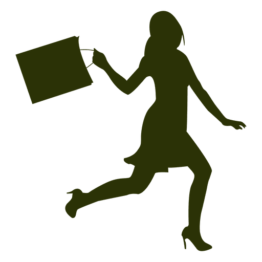 Free Shopping Silhouette Joint Human Clipart Clipart Transparent Background