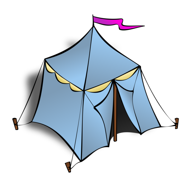 Free Camping Umbrella Line Tent Clipart Clipart Transparent Background