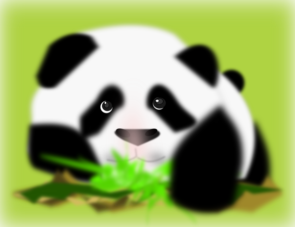 Free Bear Giant Panda Bear Grass Clipart Clipart Transparent Background