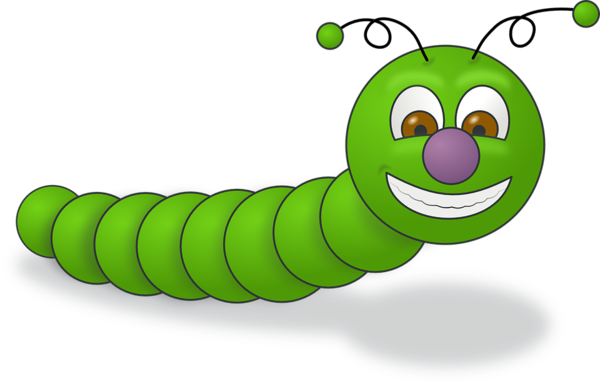 Free Insect Insect Larva Cartoon Clipart Clipart Transparent Background
