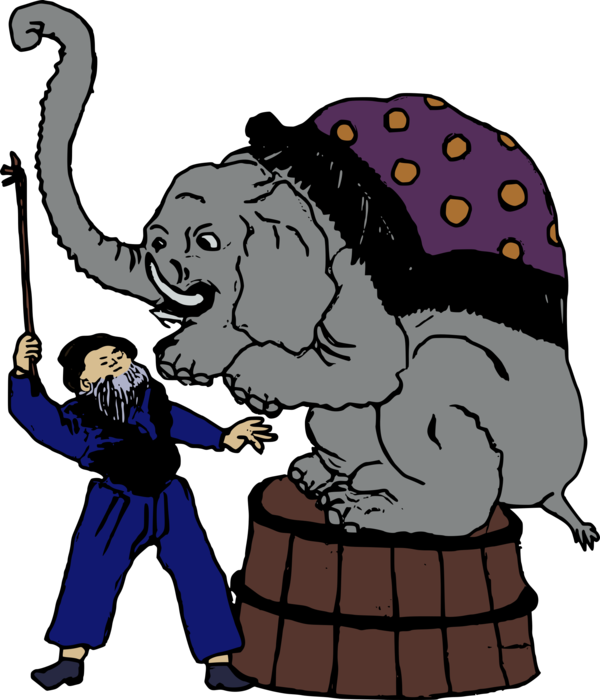 Free Elephant Cartoon Elephant Clipart Clipart Transparent Background