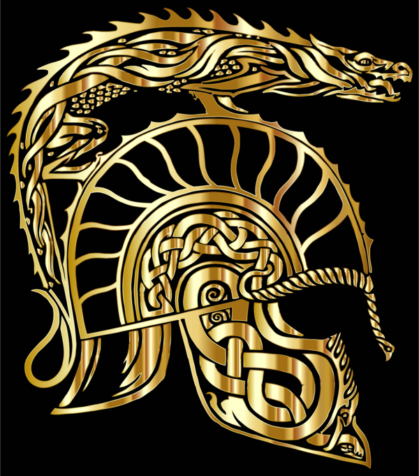Free Dragon Serpent Gold Symbol Clipart Clipart Transparent Background