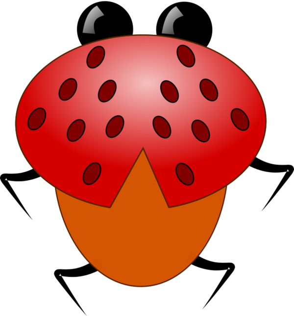 Free Insect Ladybird Insect Cartoon Clipart Clipart Transparent Background