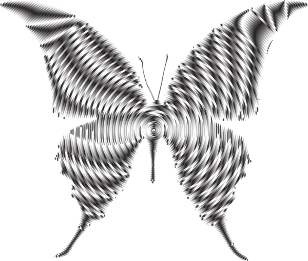 Free Butterfly Moths And Butterflies Black And White Butterfly Clipart Clipart Transparent Background