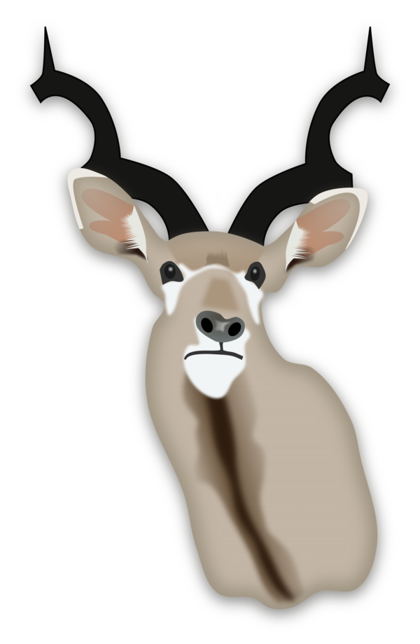 Free Deer Horn Deer Head Clipart Clipart Transparent Background
