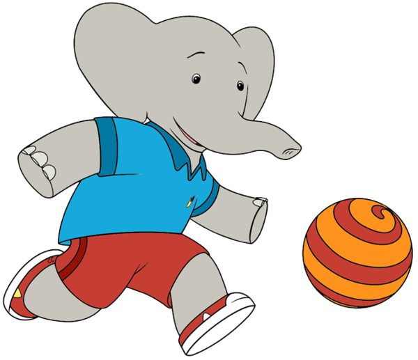 Free Elephant Cartoon Boy Line Clipart Clipart Transparent Background