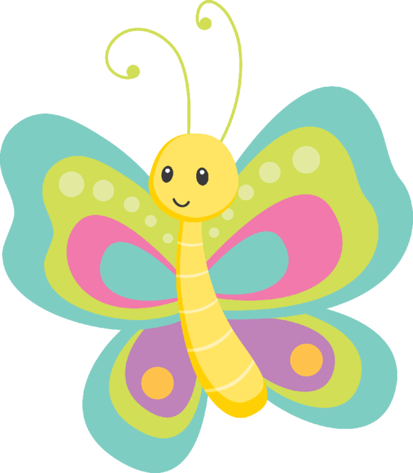 Free Baby Animal Butterfly Moths And Butterflies Insect Clipart Clipart Transparent Background