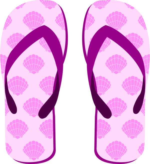 Free Walking Footwear Flip Flops Shoe Clipart Clipart Transparent Background