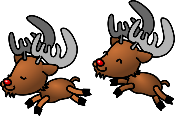 Free Deer Deer Cartoon Reindeer Clipart Clipart Transparent Background