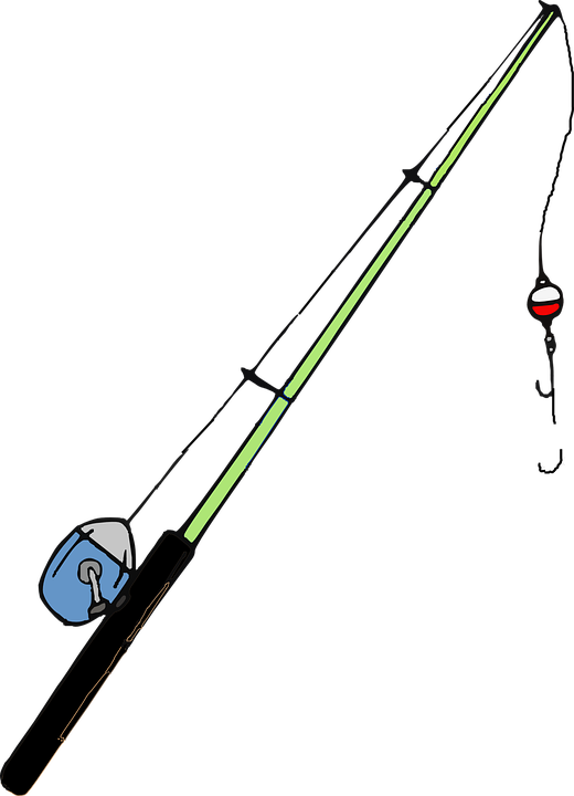 Free Fishing Ski Pole Line Fishing Rod Clipart Clipart Transparent Background