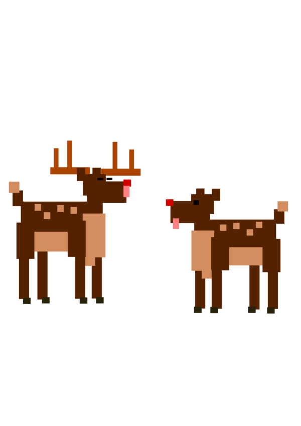 Free Deer Deer Reindeer Clipart Clipart Transparent Background