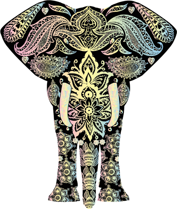 Free Elephant Visual Arts Costume Design Clipart Clipart Transparent Background