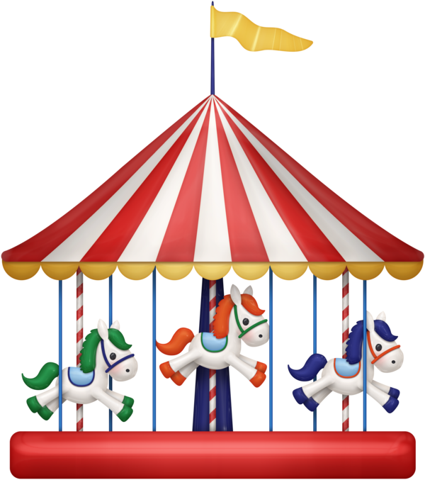 Free Horse Amusement Ride Amusement Park Carousel Clipart Clipart Transparent Background