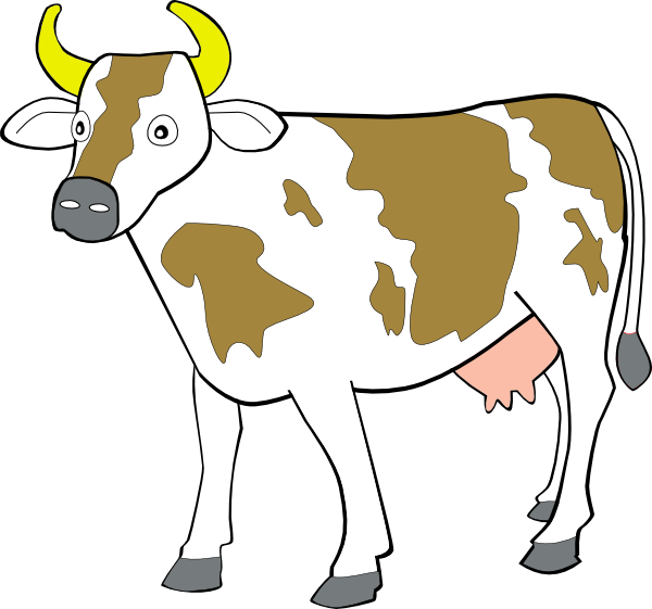 Free Cow Dairy Cow Animal Figure Joint Clipart Clipart Transparent Background