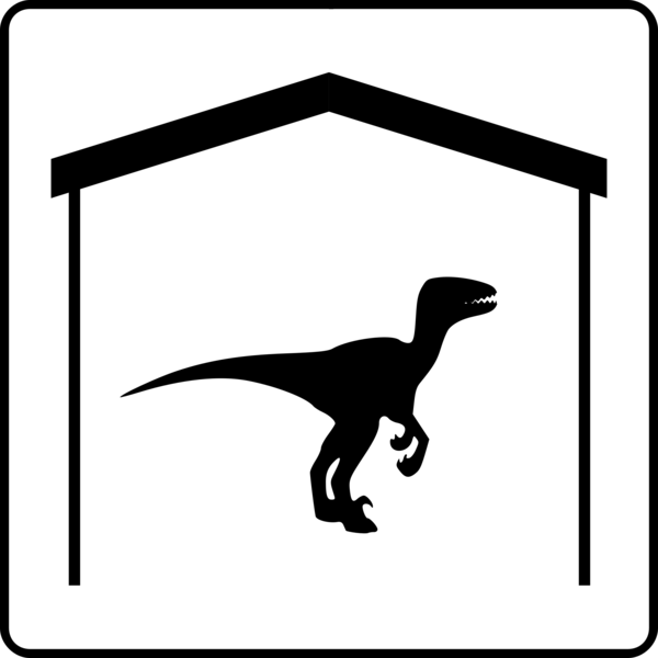 Free Dinosaur Black And White Cartoon Silhouette Clipart Clipart Transparent Background