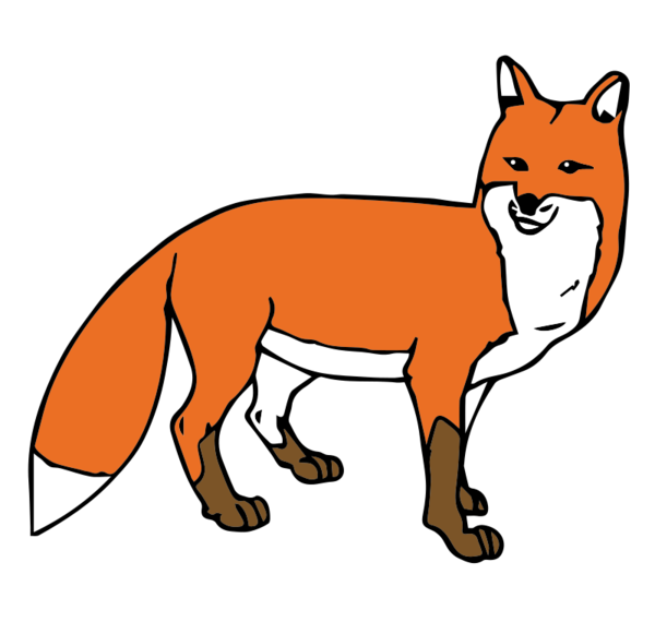 Free Cat Red Fox Wildlife Tail Clipart Clipart Transparent Background