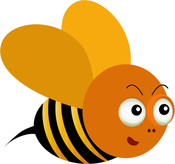 Free Bee Cartoon Insect Honey Bee Clipart Clipart Transparent Background