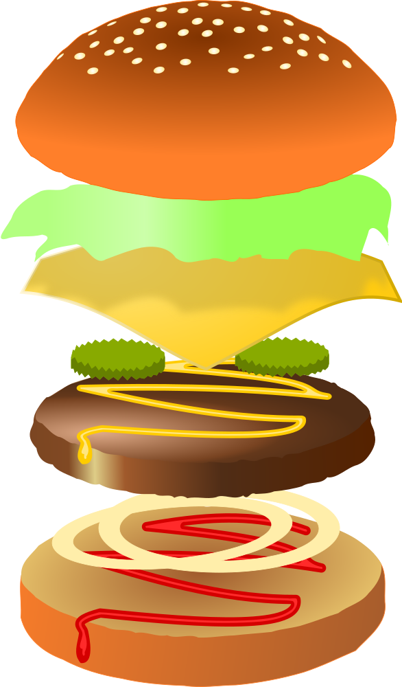 Free Dog Hamburger Fast Food Cheeseburger Clipart Clipart Transparent Background