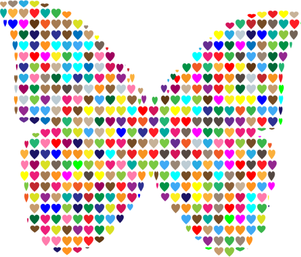 Free Butterfly Text Line Symmetry Clipart Clipart Transparent Background