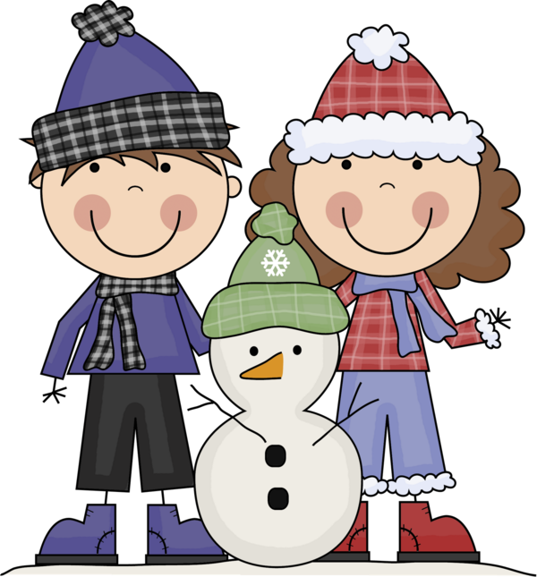 Free Reading Christmas Male Snowman Clipart Clipart Transparent Background