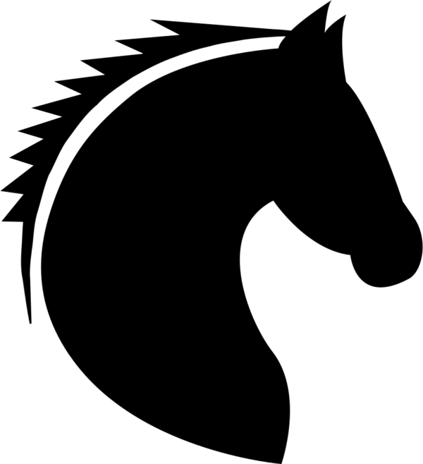 Free Cat Horse Black And White Silhouette Clipart Clipart Transparent Background