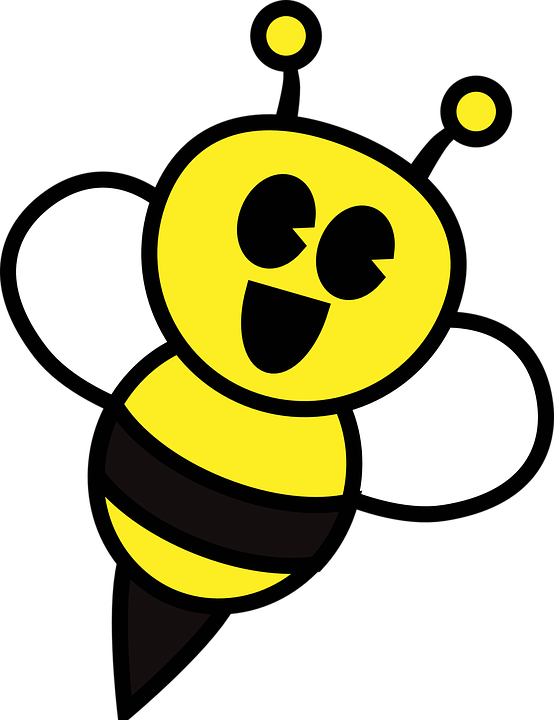 Free Bee Honey Bee Insect Smiley Clipart Clipart Transparent Background