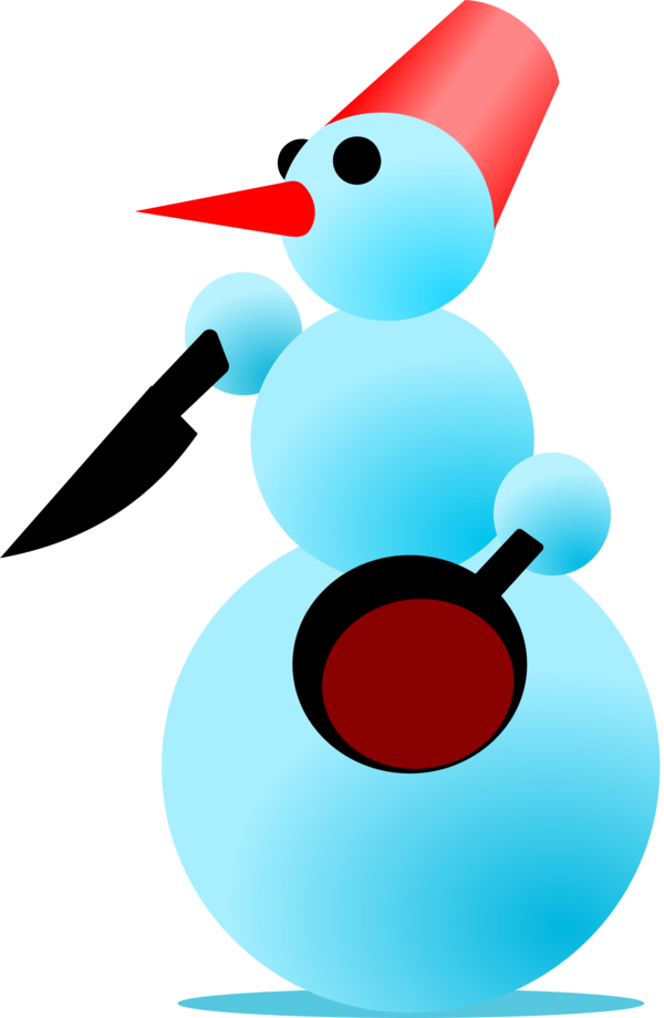 Free Bird Beak Bird Snowman Clipart Clipart Transparent Background