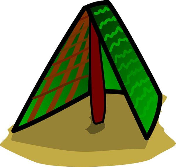 Free Camping Triangle Leaf Line Clipart Clipart Transparent Background