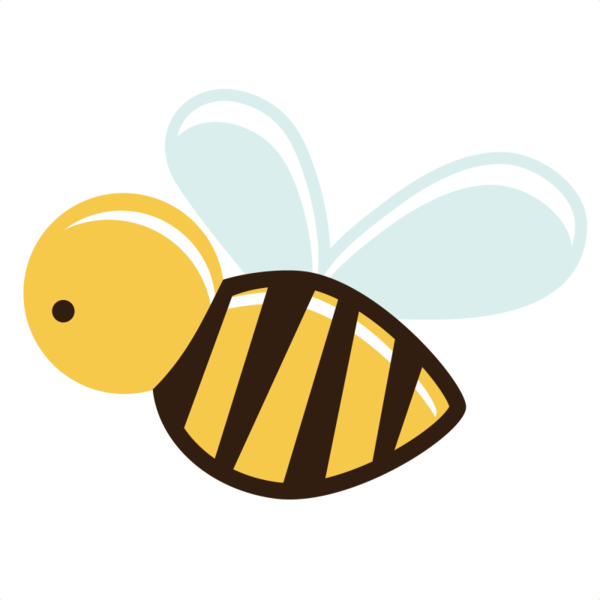 Free Bee Insect Pollinator Logo Clipart Clipart Transparent Background
