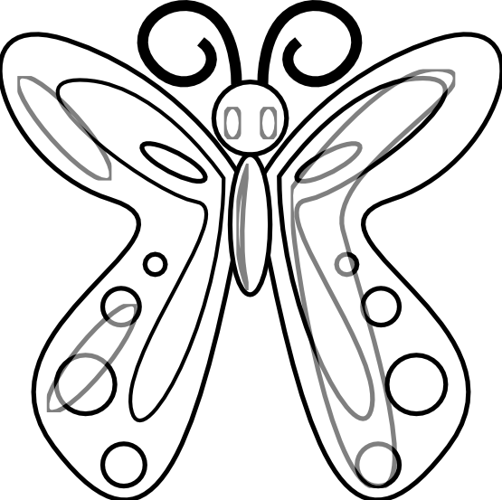 Free Butterfly Moths And Butterflies Butterfly Line Art Clipart Clipart Transparent Background