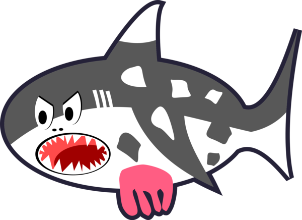 Free Cow Fish Cartoon Logo Clipart Clipart Transparent Background