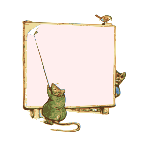 Free Cat Picture Frame Cat Tail Clipart Clipart Transparent Background