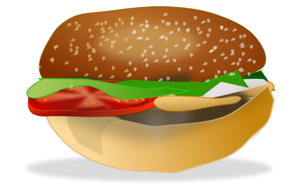 Free Chicken Hamburger Fast Food Food Clipart Clipart Transparent Background