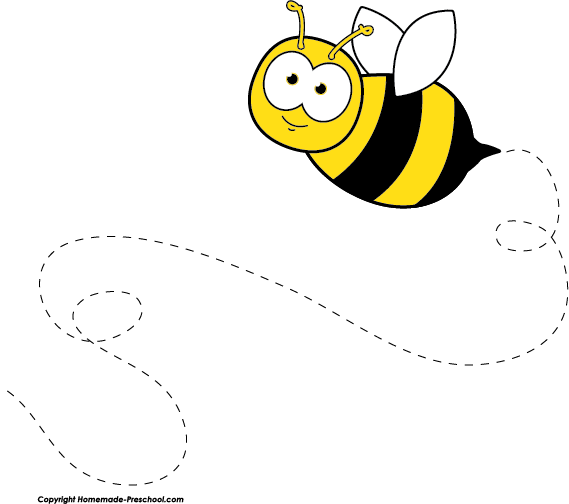 Free Bee Text Cartoon Insect Clipart Clipart Transparent Background