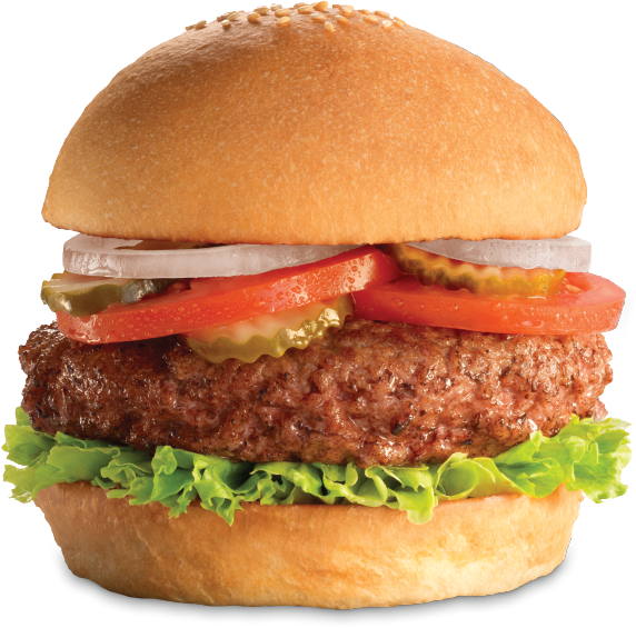 Free Chicken Hamburger Fast Food Veggie Burger Clipart Clipart Transparent Background