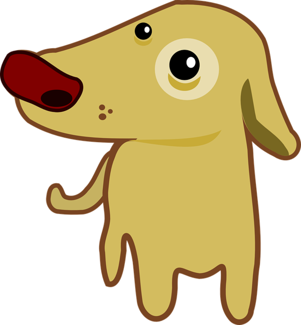 Free Dog Dog Nose Cartoon Clipart Clipart Transparent Background