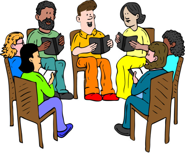 Free Reading Social Group Sitting Furniture Clipart Clipart Transparent Background