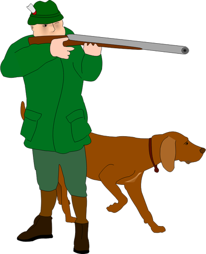 Free Hunting Clothing Dog Standing Clipart Clipart Transparent Background