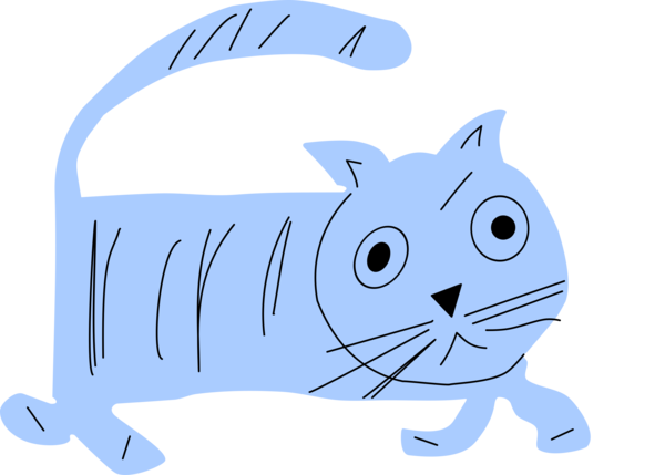 Free Cat Cat Cartoon Text Clipart Clipart Transparent Background