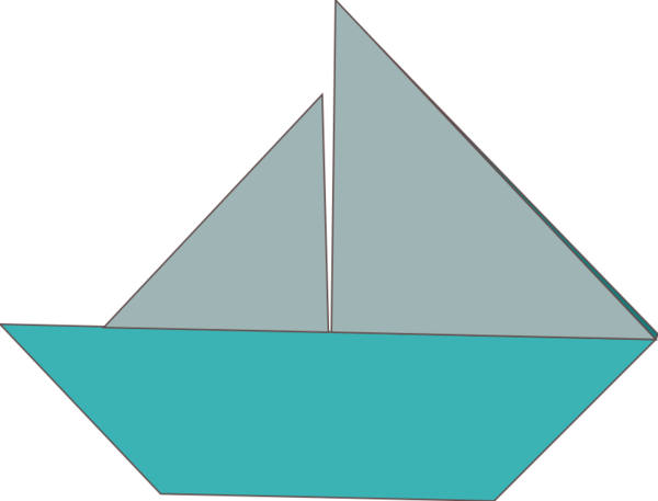 Free Sailing Aqua Triangle Line Clipart Clipart Transparent Background