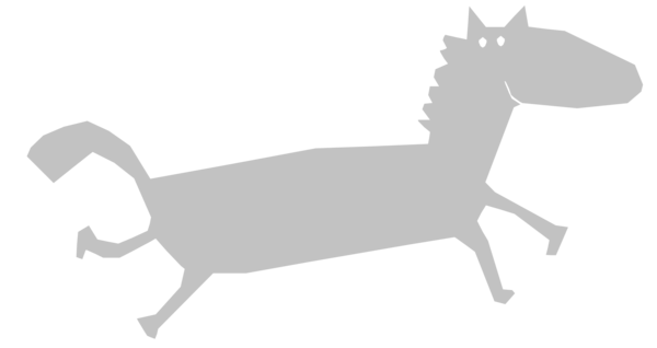 Free Cat Black And White Tail Horse Clipart Clipart Transparent Background