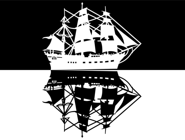 Free Sailing Black And White Text Structure Clipart Clipart Transparent Background