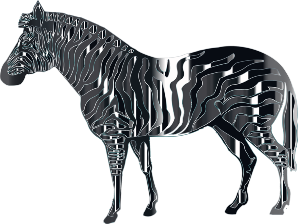 Free Horse Horse Zebra Black And White Clipart Clipart Transparent Background