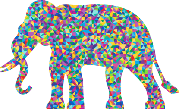 Free Elephant Indian Elephant Text Line Clipart Clipart Transparent Background