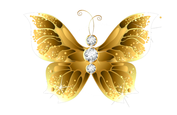 Free Butterfly Moths And Butterflies Butterfly Jewellery Clipart Clipart Transparent Background