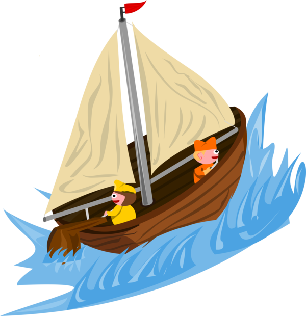 Free Sailing Boat Watercraft Vehicle Clipart Clipart Transparent Background